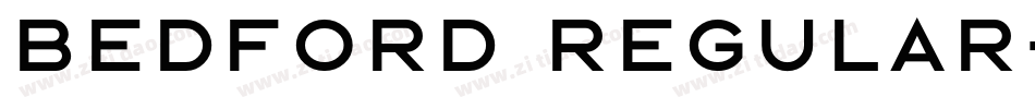 BEDFORD Regular字体转换